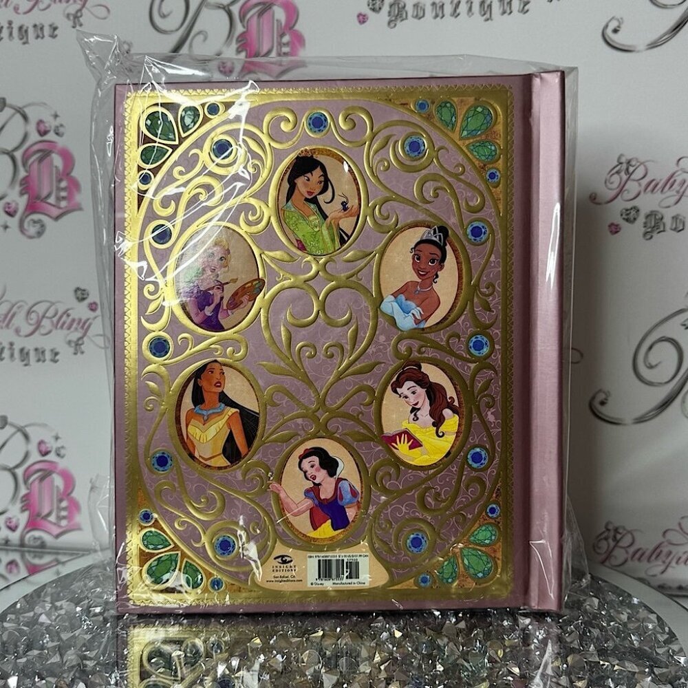 Disney Princess Storybook a magical pop up world with Gold Accents